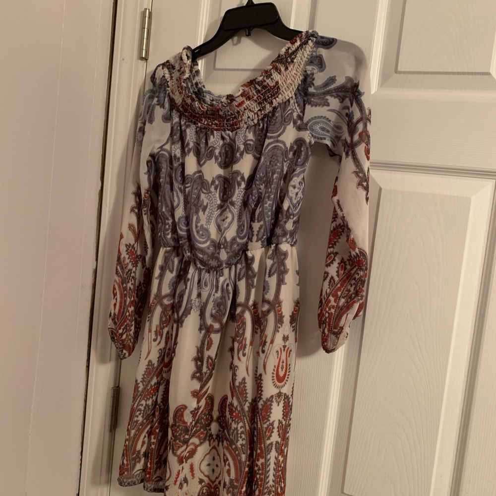 Off the shoulder dress